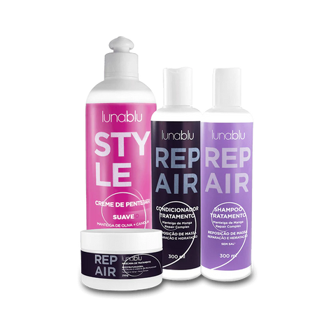 Kit - Repair + Creme Pentear Suave 500ml