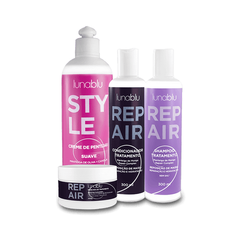 Kit Repair + Creme Pentear Suave 500ml